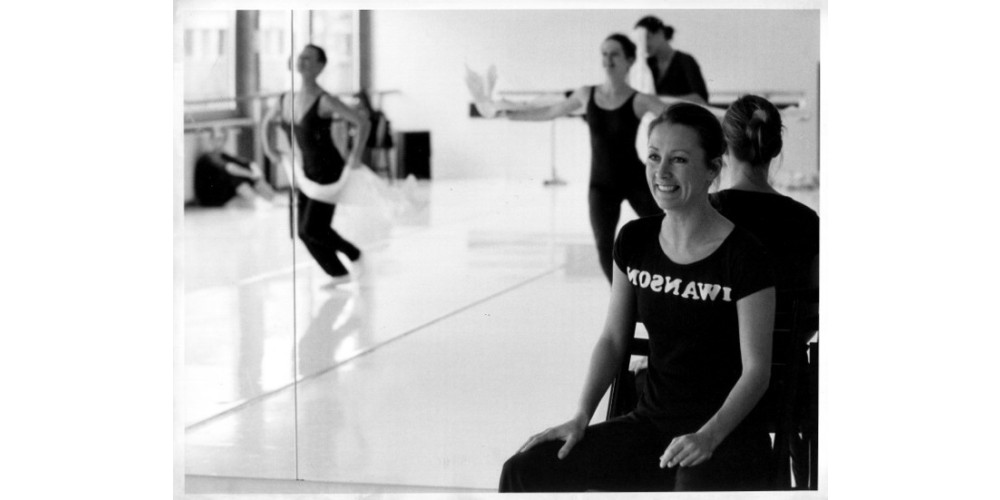 Jessica Iwanson in ihrer Schule in den 80er Jahren