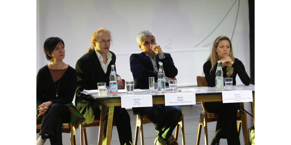Symposium TANZ SÜD: Bea Kiesslinger,  Sascha Koal, Martin Holder, Nannine Linning