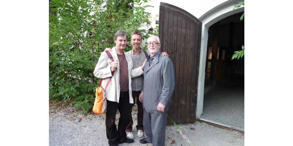 vlnr. Günter Pick, Patrick Laurent und Hellmuth Matiasek