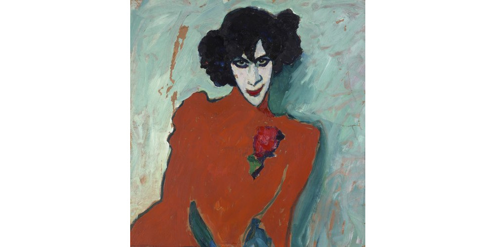 Alexej von Jawlensky: »Bildnis des Tänzers Alexander Sacharoff« | 1909 | Öl auf Pappe, 69,5 x 66,5 cm |