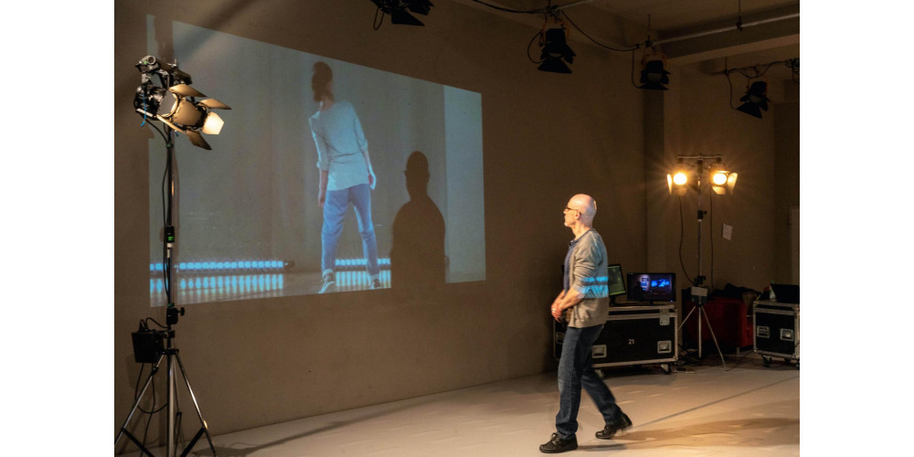 Micha Purucker beim Dreh zu „7 thoughts of dance“