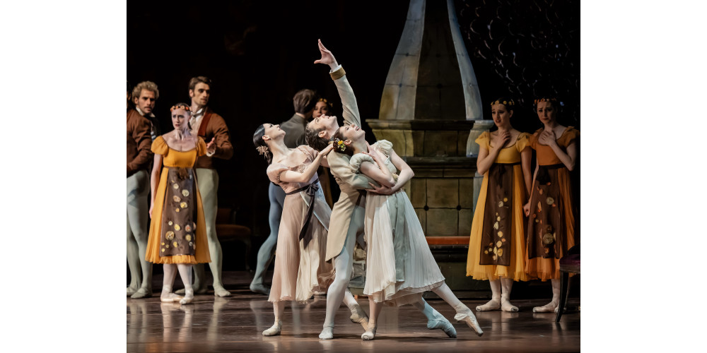 „Onegin“ von John Cranko. Tanz: Madison Young, Julian Mackay, Elvina Ibraimova