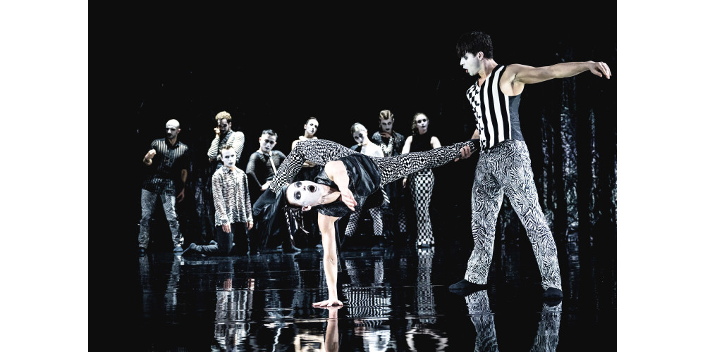 „Circ…us“ von Hans Henning Paar. Tanz: Vittoria Carpegna, Leander Veiz und Ensemble Theater Regensburg